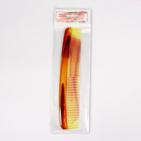 Combined comb, 22.5 × 4.5 cm, amber color-5