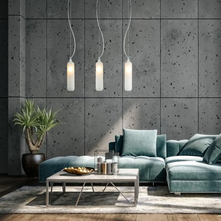 Suspended lamp EUROSVETA SIESTA 50252/1, E14, 1x60W, 355x80 mm, chromium color-4