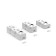 Rectangular capacity, 50 l, white