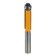 Clesteric ENKOR 10521, straight, on wood, D = 8 mm, 9.5 x 25 mm