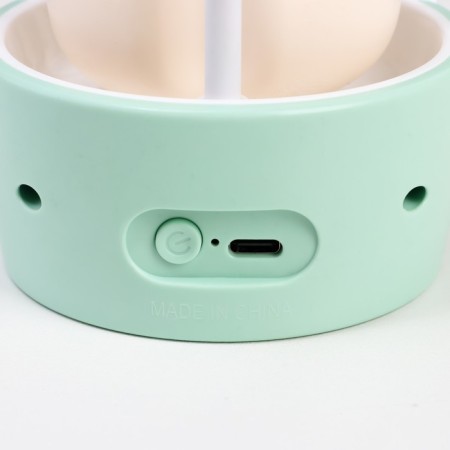 Sensor lamp with a “Mikhalych” planter LED, from USB/AKB 6 WT white-green 8x6x25 cm Risalux 1006-8