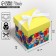 Gift folding box, packaging, "Happy Birthday", 10 x 10 x 10 cm