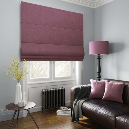 Roman curtain "Tina", size 160x175 cm, pink color