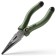 Deli pliers "Home Series Green", elongated, handle made of softtach plastic, 160 mm
