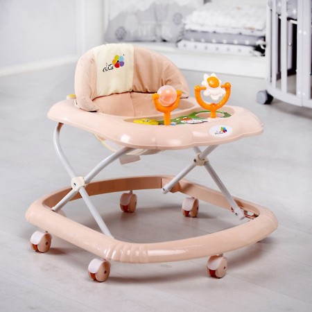 Walks "faithful friend", 7 wheels, muses. Toys, beige