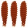 Hollywood Africolocons, 60 cm, 270 gr, red red HKBT2735 (Catherine)