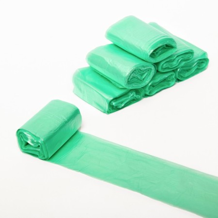 Bio bags "Piggon" for cleaning dogs 20 x 30 cm, 8 μm, 12 x 20 pcs, green-1