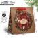 Craft square “New Year's Wreath”, 30 x 30 x 12 cm, New Year