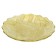 Glass dish with wavy edges "leaves", d = 305 mm, the color is transparent / gold