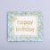Paper napkins "Happy birthday", 33 × 33 cm, set 12 pieces, blue