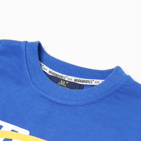Sweatshirt for a boy, blue color, height 158-164 cm-1