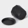 Pot for flowers with a prism palm, 1 l, graphite color