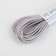 Hat elastic band, 2 mm, 9 ± 0.5 m, 2 segments, gray color