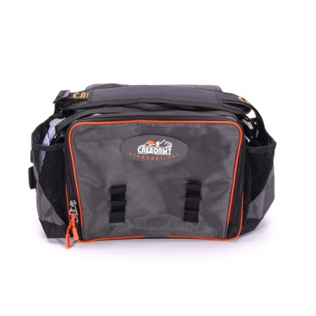 Fishing bag "Ranger" Lure Bag L, 40x25x21 cm, color gray + 5 boxes Luno 20-1
