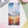 Happy birthday postcard "Happy Birthday!" Mountains, poppies