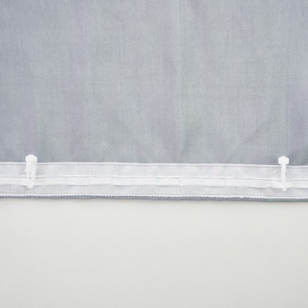 Curtain curtain for the kitchen Witerra Bamboo 135x180 cm, gray, jacquard, PE100%-4
