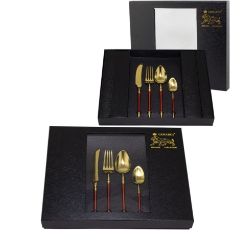 Set of cutting devices Lenardi, 24 items, red color-2