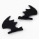 Hairpins for hair ears "Wings", black, 2 pcs, 11 x 12 cm