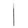 Brush of columns Round, RUBLOFF series 1015 No. 2, short handle, black matte/white clip