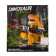 The dinosaur radio-controlled T-Rex, shoots missiles, works from batteries, brown color