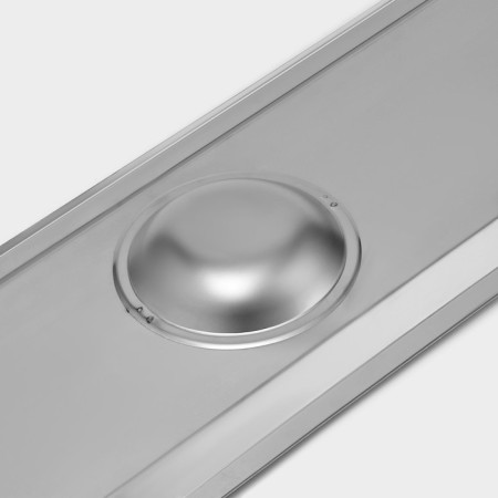 A stainless steel cover to gastrotics 2/4, 53 × 16.2 cm, thickness 0.8 mm-3