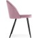 STILL WITH A METAL CARCAS DODO Metal/velor, black/pink 48x54x77 cm