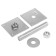 Anchor tundra Krep, adjustable in height, m24, 200x120x4 mm