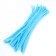 Wire with pile for crafts and decor set of 50 pcs., Size 1 pc. 30 × 0.6cm, shave light blue