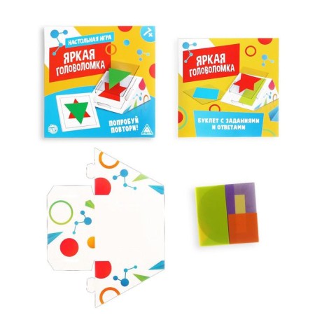 Table logical game "Bright puzzle"-1