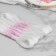 BLANC muline threads, 8 ± 1 m, white color