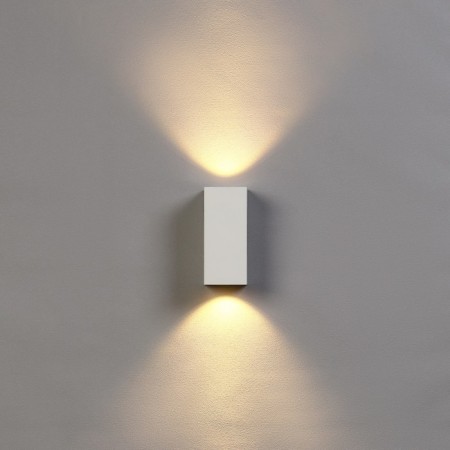 Facade lamp "Glish", FSD-034, 10 W, 3000K, IP65, 220 V, plastic, white