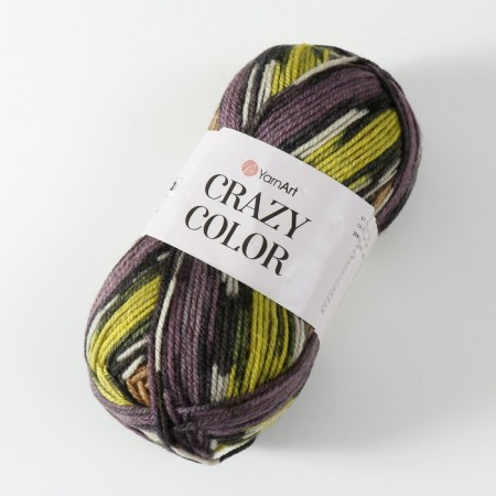 Yarn "Crazy Color" 25% wool, 75% acrylic 260m/100g (170)-1