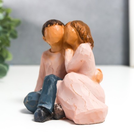 Polystone souvenir "Lovers - Tenderness" Mix 10 cm-3