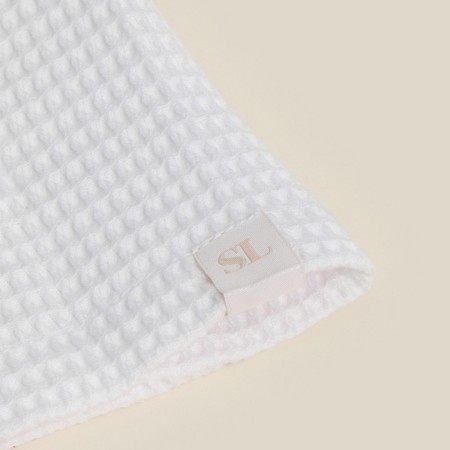 Wafel dressing gown Male SL Home: Basic "Blanc de Blanc", size XL, 100% cotton, 300 g/m2-10