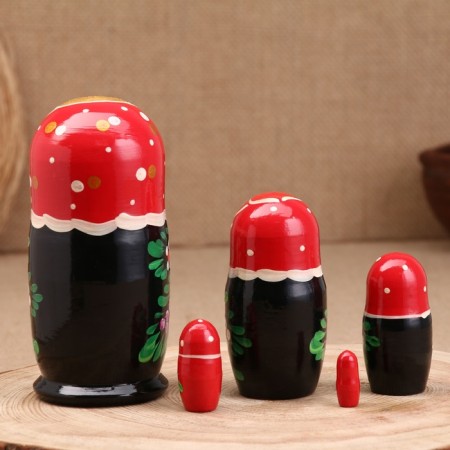 Matryoshka "Alice", 5-doll, 16 cm-3