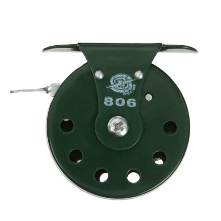 Inertial coil, metal, diameter 5.5 cm, dark green color, 806-6
