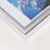 Photo frame plastic "Rainbow" 10x15 cm, silver