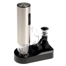Set of sommelier Electric Windigo LSH-09, traffic jam, aerator, corkscrew, stand, metal, from battery 10697
