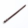Leather collar on synthetic winterizer, Hedgehog 36 x 1.5 cm, Osh 20-30 cm, brown