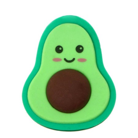 Figure eraser "Avocado with open eyes" (barcode on a piece)