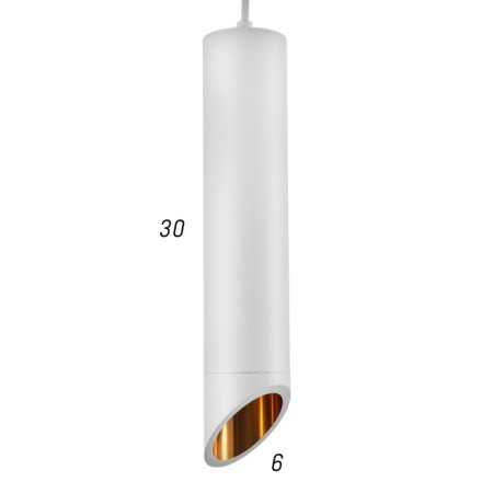Lamp 671510/1 GU10 40W white 6x6x30 cm-5