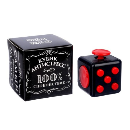 Antistress cube "100% calm", mix, in showbox-2
