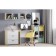 Written Simlin table, 800x400x770, White/Dub Sonoma