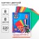 Cardboard color, A4, 8 sheets, 8 colors, non -unilateral, in a folder, 220 g/m², puppy patrol