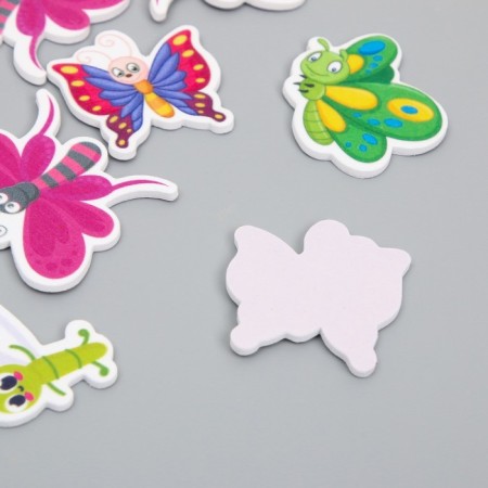 DECOR for Creativity EVA "Drawn butterflies" set of 12 pcs 10x13 cm-2