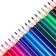 Pencils 24 colors, in a tube metal, hexagonal, wooden, landscape
