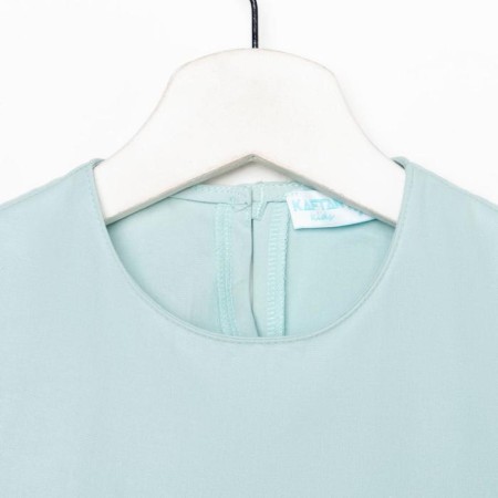 Children's dress with KAFTAN pocket, p. 34 (122-128), mint-5