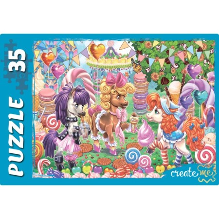Puzzle "Kingdom of Pony", No. 2, 35 elements-2