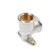 Installation square "CTM", 1/2 ", internal thread, nickelized brass