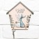 Wall keynet "I love you", 15 x 15.5 cm.
